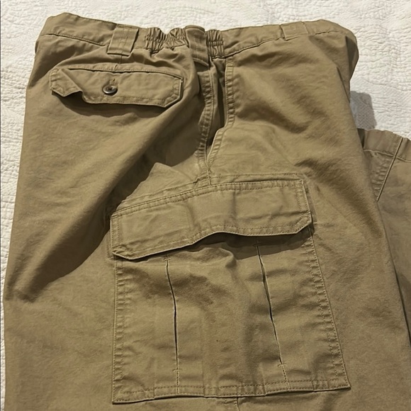 Men's Tan Cargo Pants - Picture 2 of 7